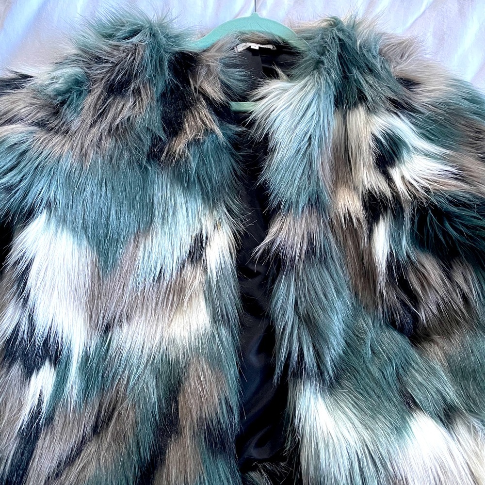Faux fur jacket